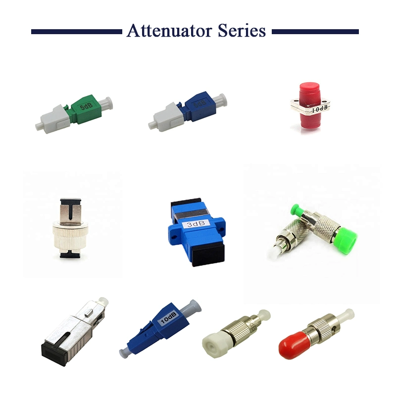 High Quality Sc Upc Attenuator 5dB 10dB 30dB Optical Fiber Attenuator