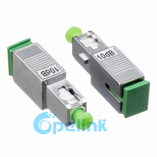 Вставной фиксированный аттенюатор для оптоволоконного кабеля SC