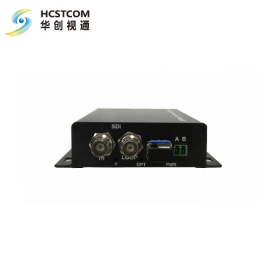 1-канальный видеопередатчик 12 г/6 г/3G/HD/UHD SDI с выходом на оптоволоконный преобразователь-удлинитель